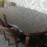 ناهار خوری ۶نفره جنس چوب راش  با صندلی|میز و صندلی غذاخوری|یاسوج, |دیوار