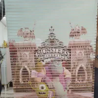 پرده زبرا در حد نو