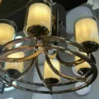 لوستر پرفیلی ۶ شعله|لوستر و چراغ آویز|تبریز, |دیوار