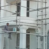 نمای رومی  سیمان کاری. شسته. وقلمدونی