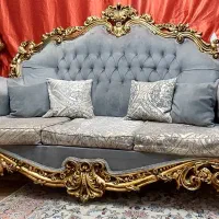 مبلمان سلطنتی استیل ۷نفره فوق العاده سالم