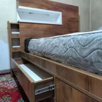 تخت تکنفره|تخت و سرویس خواب|کرج, شهرک نهال و بذر|دیوار