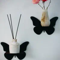 شلف / قفسه مدل پروانه|کتابخانه، شلف، قفسه‌های دیواری|قم, پردیسان|دیوار