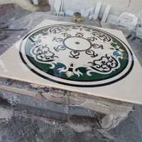 هنر دستی سنگ معرق سنگی کف آسانسور لابی