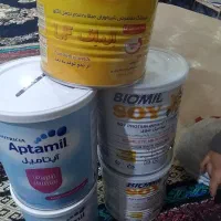 قوطی خالی شیرخشک|ظروف نگهدارنده، پلاستیکی، یک‌بارمصرف|الشتر, |دیوار