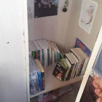 تخت نوجوان دوتا کمد ۴ تا کشو دراور ویترین|تخت و سرویس خواب|قم, گلزار|دیوار