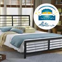 تخت خواب دو نفره حاجی پور(تختخواب۲دونفره)تشک روشنک