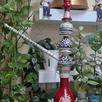 قلیون دکوری سفالی