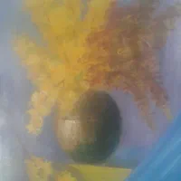 یه عددتابلوسالم وکاردست بارنگ روغن