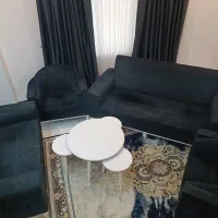 مبل و میز عسلی و میز ناهار خوری و ساعت