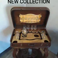 میز بار مدل چمدانی و آیینه کنسول