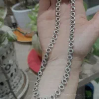 گردنبند فلاور و دستبند نقره