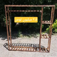 لوسترهای چوبی جذاب و متنوع و استند گل و رگال لباس|لوستر و چراغ آویز|لاهیجان, قیام|دیوار