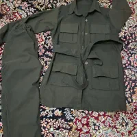 مانتو و شلوار اسپرت یشمی