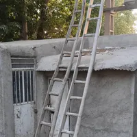 نردبان چوبی 4متری در حد نو