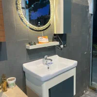 کابینت روشوی ضدآب کرم یاقوتی5تیکه(کارخانه)آتاکابین|مصالح و تجهیزات ساختمان|تبریز, |دیوار