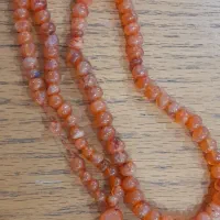 تسبیح عقیق پرتقالی