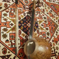 کمانچه حرفه ای چوب گردو فر دار