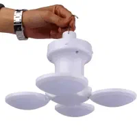 چراغ شارژی ۵ پره آویز خورشیدی اضطراری لامپ سیار