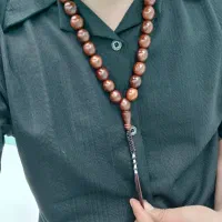 تسبیح کشکول کهنه تراش دست حبه درشت نر اوماده|جواهرات|اهواز, اهواز|دیوار