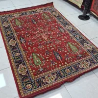 فرش طرح درخت انار ۷۰۰شانه قرمز لاکی ۱۲و۹و۶ متری