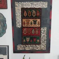 تابلوهای دکوراتیو نقاشی خط برجسته سایز بزرگ