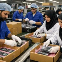 جذب خانم و آقا در بسته بندی قطعات خودرو ایران نو