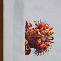 ست پارچه ای آشپزخانه نمگیر کیسه سبزی و نان|سفره، حوله، دستمال آشپزخانه|دزفول, |دیوار