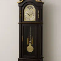 ساعت ایستاده چوب گردو