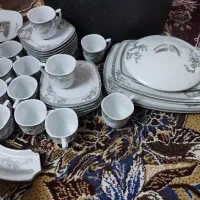 سرویس دوازده نفره توس چینی|ظروف سرو و پذیرایی|مشهد, ثامن|دیوار