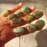 انگشتر فیروزه نیشابور فقط ۴۰۰|جواهرات|رباطکریم, نوده|دیوار