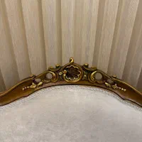 مبلمان استیل طرح فرانسوی و میز ناهار خوری ۸ نفره