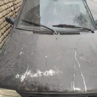 پراید مشکی مدل ۸۲ دوگانه بدون رنگ و شاسی سالم