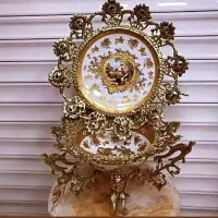 کاسه بشقاب پایه خرچنگی برنز برنجی|صنایع دستی و سایر لوازم تزئینی|اردبیل, |دیوار