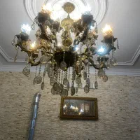 لوستر برنجی 16شاخه