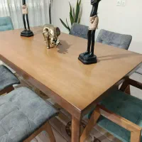 میز غذاخوری ۶نفره چوب راش|میز و صندلی غذاخوری|همدان, |دیوار