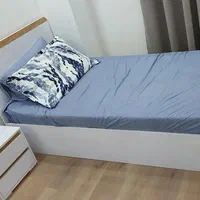 تخت خواب MDFدو کشاب و کمدکنار تخت و تشک زنیت ترک|تشک تختخواب|بندر ماهشهر, |دیوار