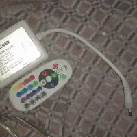 هالوژن سقف و ریسه چند رنگ با ریموت کنترول|ریسه و چراغ تزئینی|اراک, |دیوار