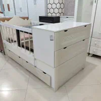 تخت دو منظوره نوزاد - نوجوان|تخت و صندلی بچه|گرگان, |دیوار