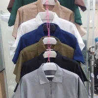 تیشرت نیم زیپ بیسکویتی عمده