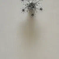 دیوار کوب نقره ای کریستال|لوستر و چراغ آویز|تهران, قلهک|دیوار