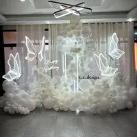 بادکنک آرایی/گل آرایی|خدمات پذیرایی، مراسم|رودهن, |دیوار