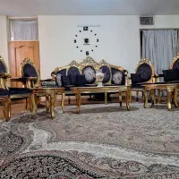 مبل سلطنتی ۹ نفره فروش فوری بعلت جابه‌جایی|مبلمان خانگی و میز عسلی|اصفهان, شمس آباد|دیوار