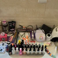 ست کامل وسایل کاشت و ژل ناخن در حد نو|آرایشگاه و سالنهای زیبایی|ساری, |دیوار