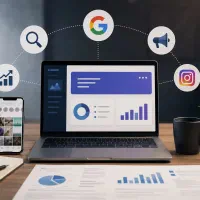 دیجیتال مارکتینگ و طراحی سایت با تیم حرفه‌ای