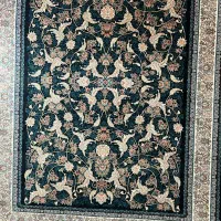 قالی ماشینی&مدل شعله