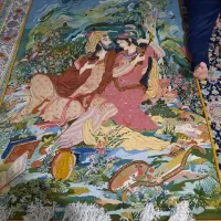 فرش ۵۰ رج چله ابریشم