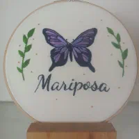 گلدوزی تزئینی کاملا نو طرح پروانه