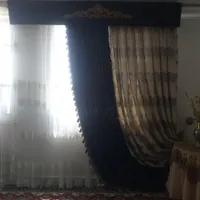 یالون پرده باقاب مخمل|پرده، رانر، رومیزی|ورامین, |دیوار
