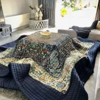 لحاف کرسی بروشوری سلطنتی اعلا با لوازم کامل فول